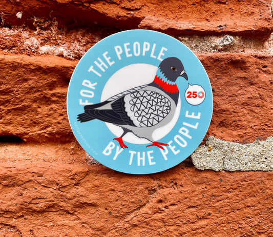 Pigeon Philadelphia 250 Sticker