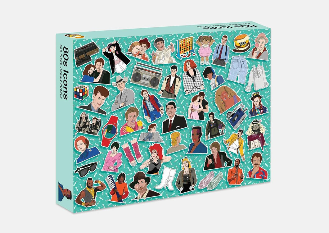 80s Icons 500 Piece Puzzle