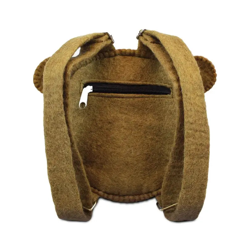 Felted Monkey Toddler Backpack