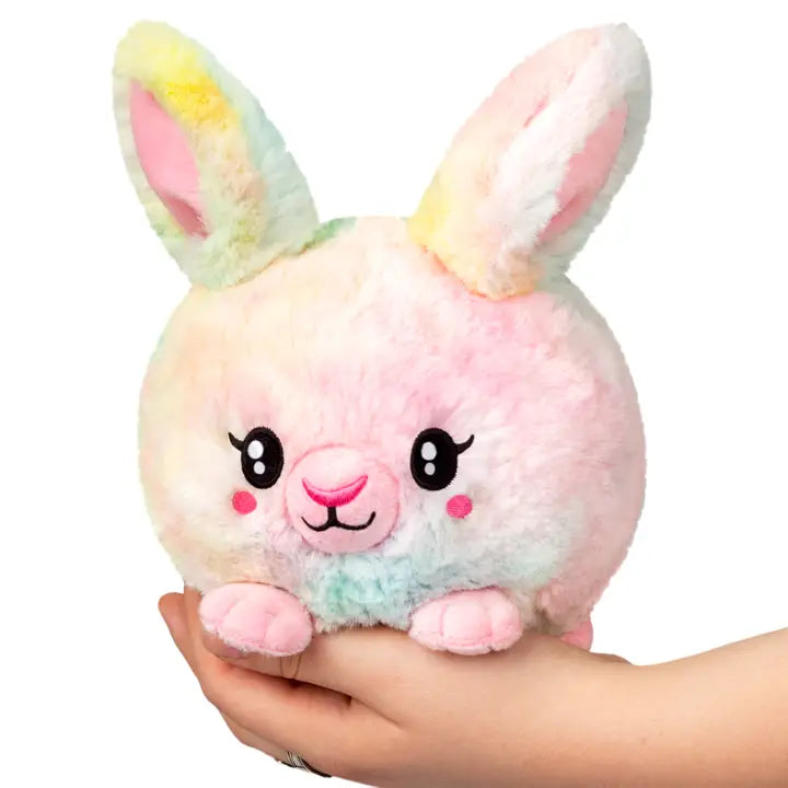 Pastel Tie Dye Fluffy Bunny Snacker Squishable