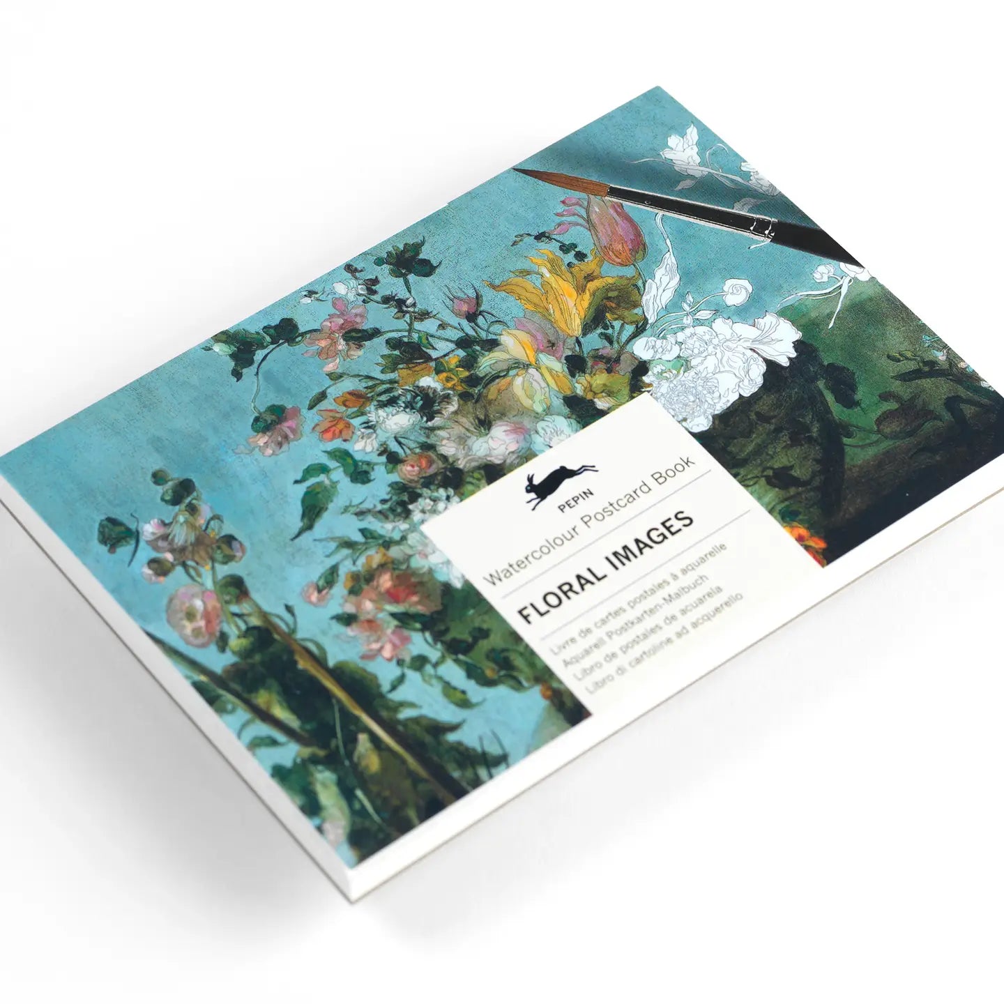 Floral Images Watercolour Postcard Book
