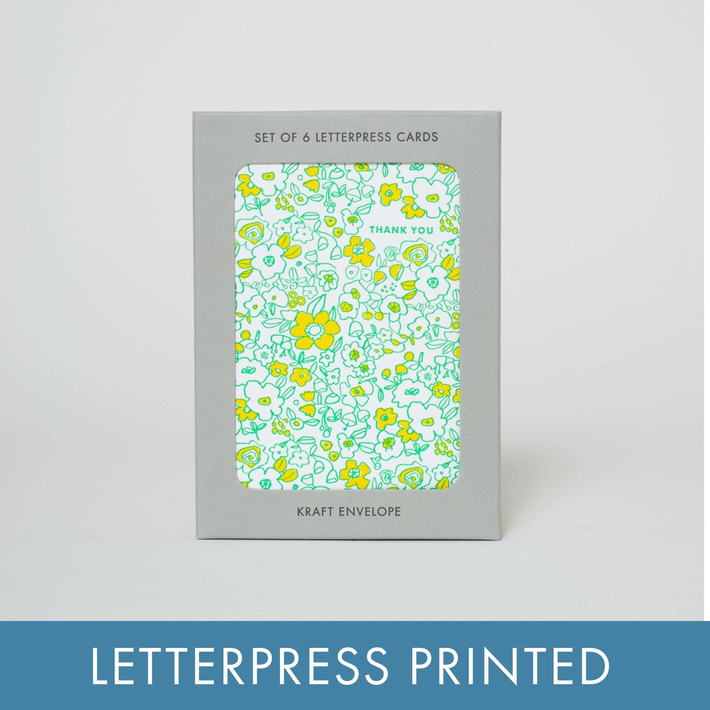 Thank You Floral Greeting Cards - Boxed Set