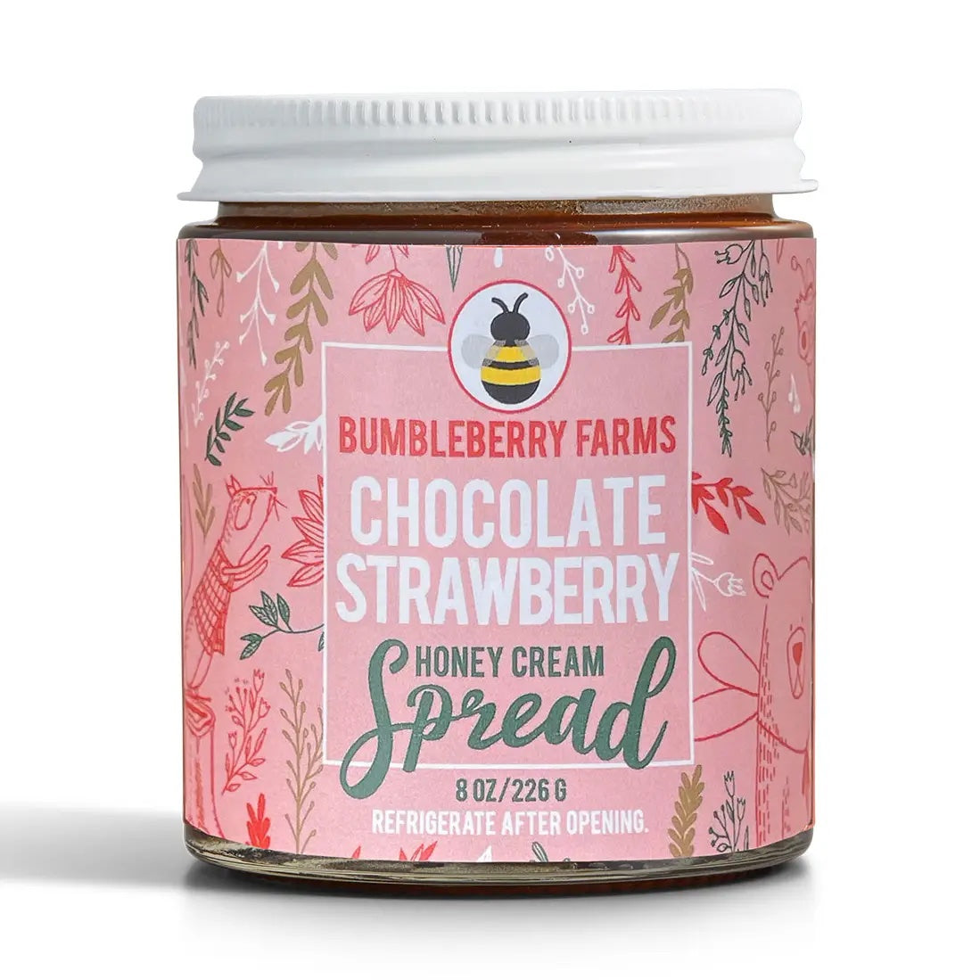 Chocolate Strawberry Honey Cream Spread
