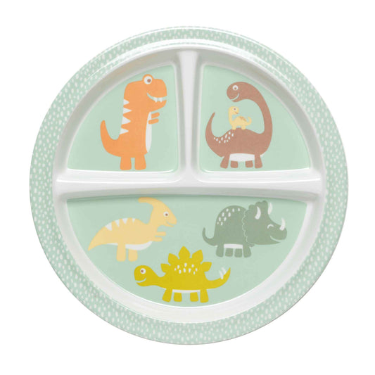 Baby Dinosaur Divided Suction Plate - Ali's Wagon
