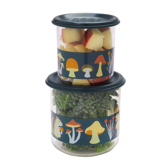 Mostly Mushroom Good Lunch Snack Containers