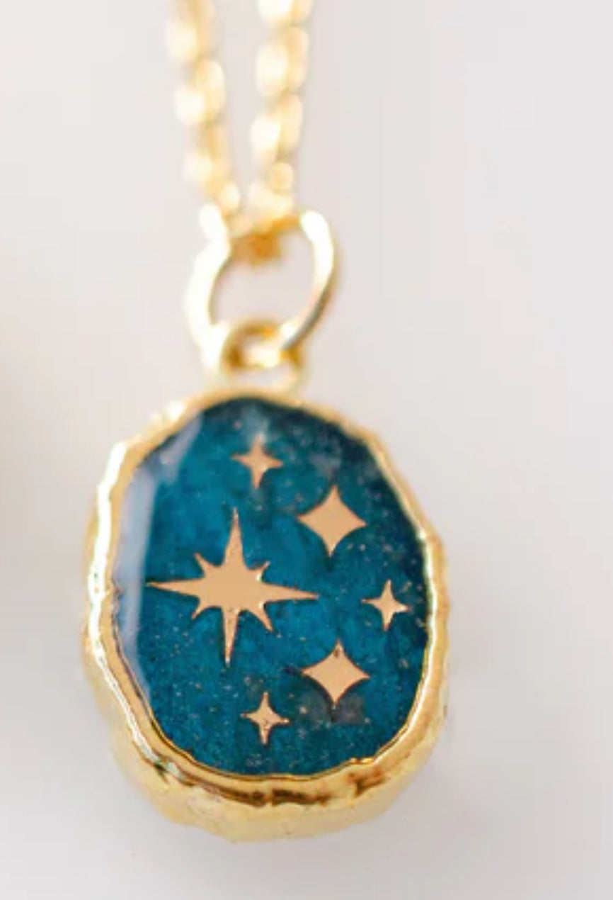 Celestial Gemstone Necklace