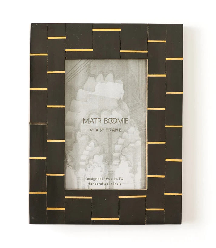 Andhera Dash Black & Brass Picture Frame