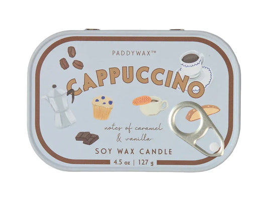 Cappuccino Bistro Candle Tin