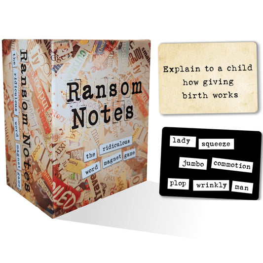 Ransom Notes Word Magnet Party Game