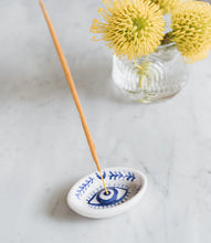 Load image into Gallery viewer, Lalita Evil Eye Incense Holder