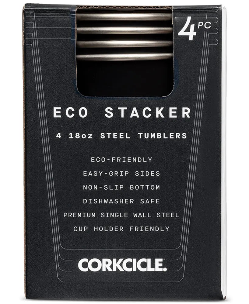 Matte Black Corkcicle Eco Stacker