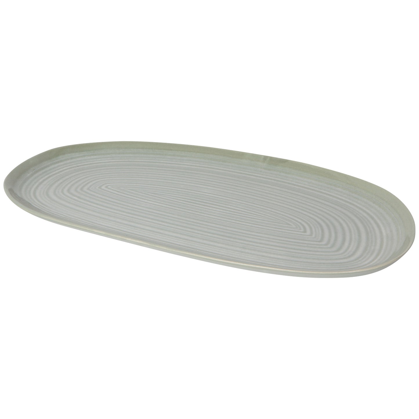 Aquarius Sage Large Oval Platter