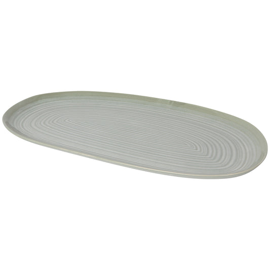 Aquarius Sage Large Oval Platter