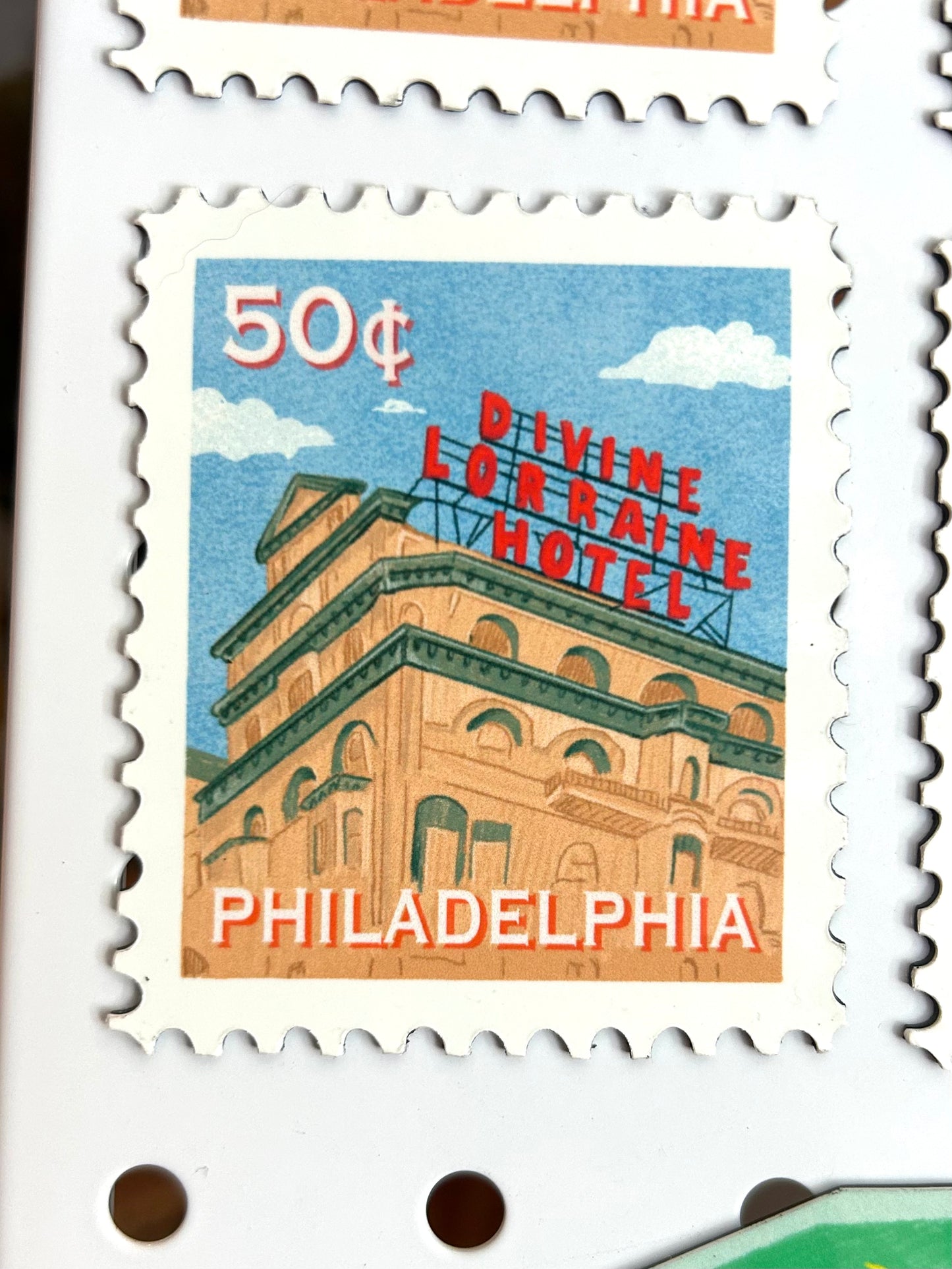 Divine Lorraine Magnet - Stamp