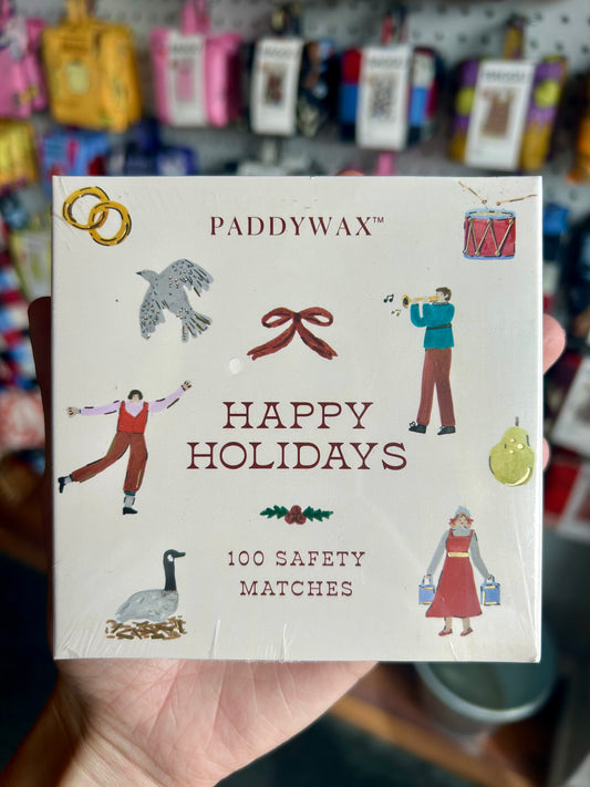 Happy Holidays Safety Matches