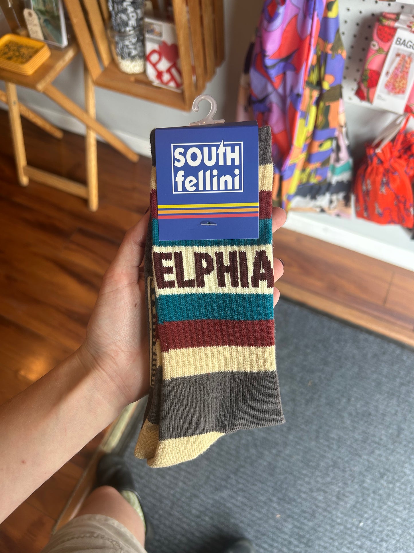 Philadelphia Sunrise Socks - New Grey