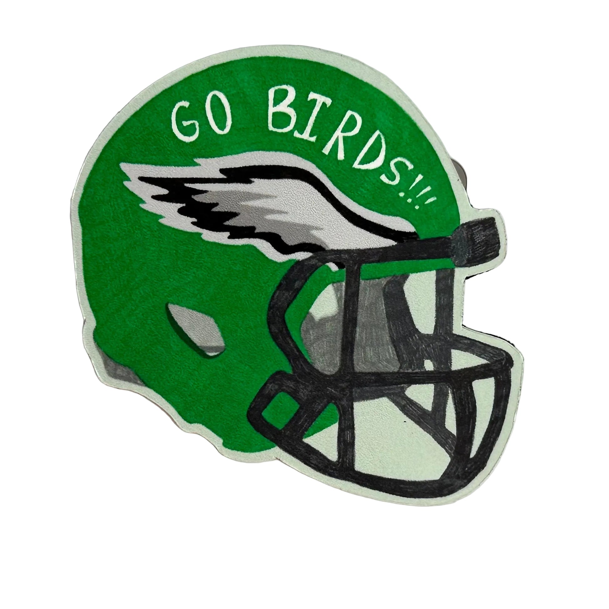 Go Birds Helmet Magnet - Ali's Wagon