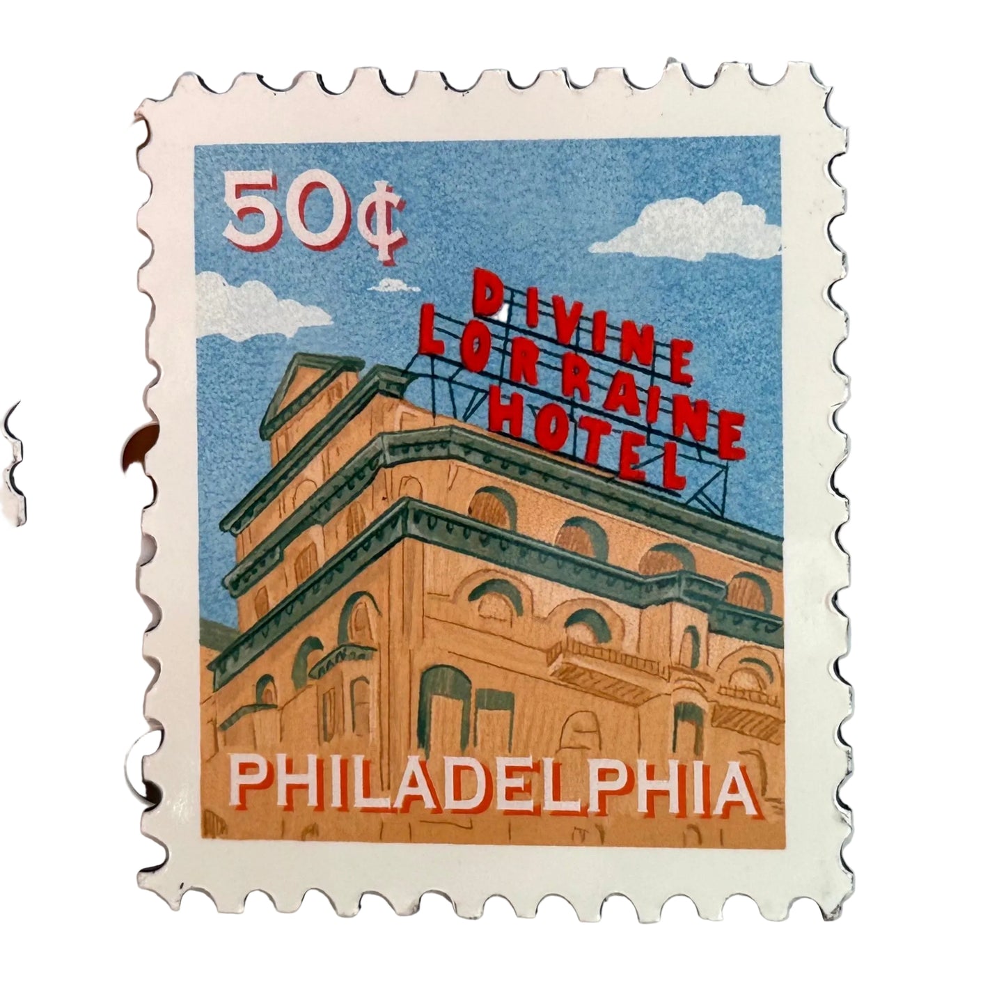 Divine Lorraine Magnet - Stamp