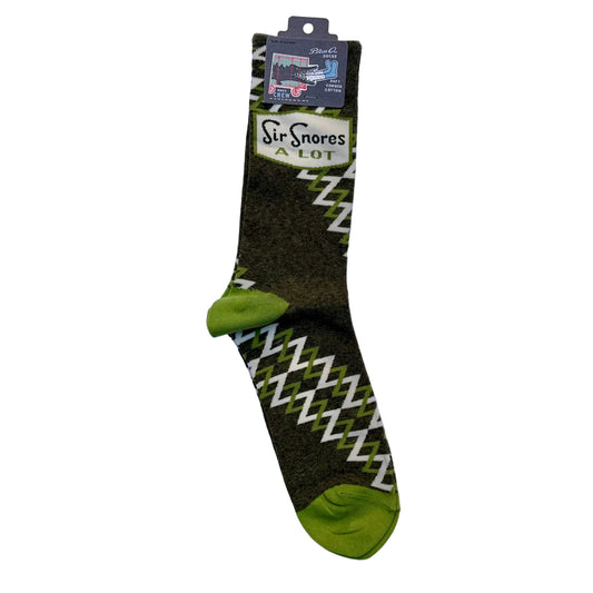 Sir Snores A Lot Men's Socks