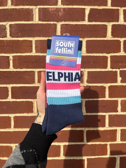 Philadelphia Sunrise Socks - Candy