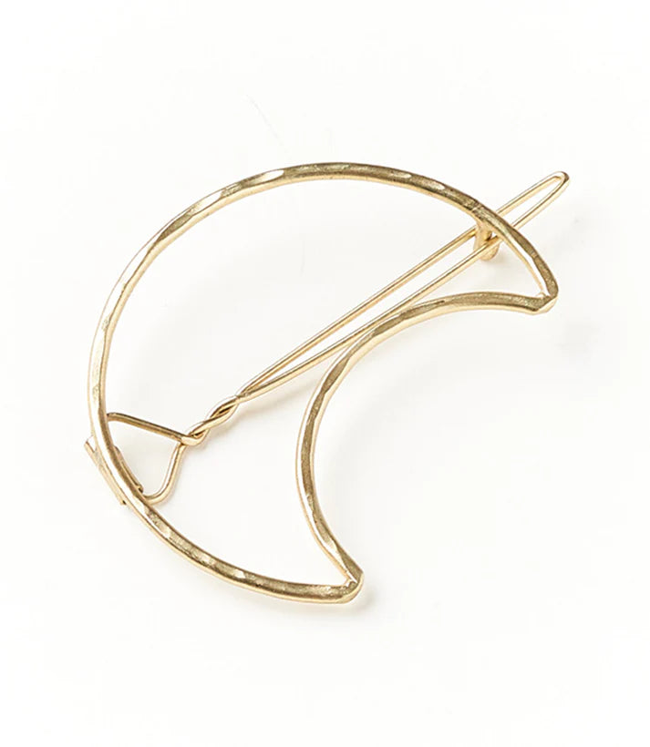 Indukala Crescent Moon Barrette