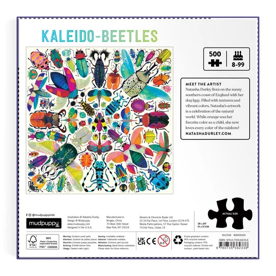 Kaleido Beetles 500 Piece Puzzle