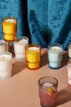 Load image into Gallery viewer, White Woods &amp; Mint Etched Glass Candle