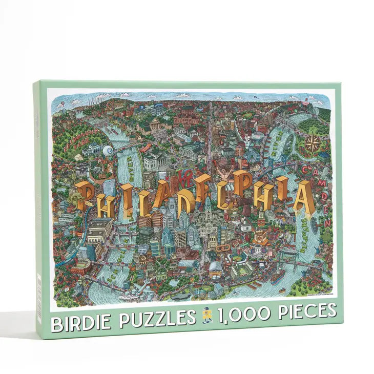 Philadelphia Map 1000 Piece Puzzle