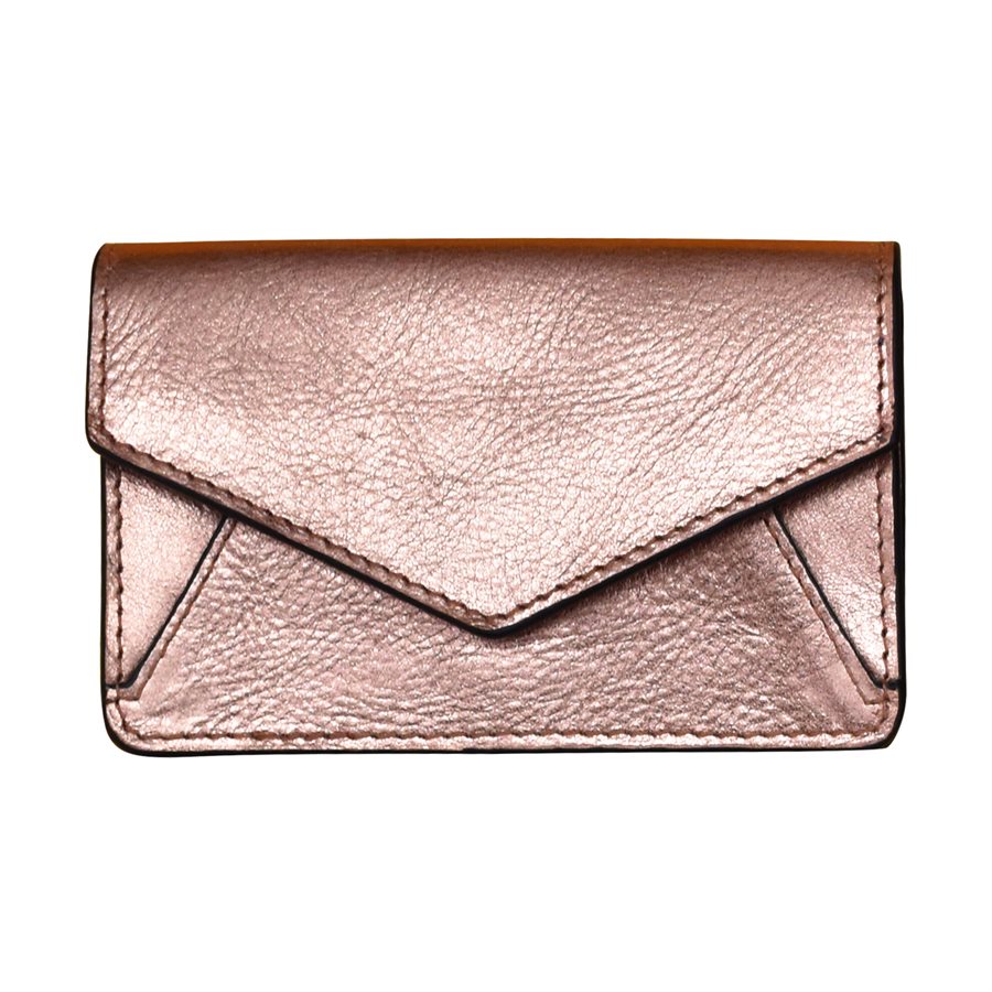 Rose Gold Envelope Business Card Wallet