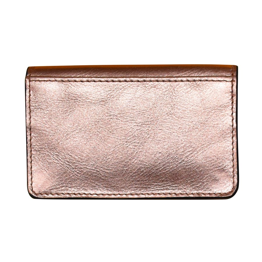 Rose Gold Envelope Business Card Wallet