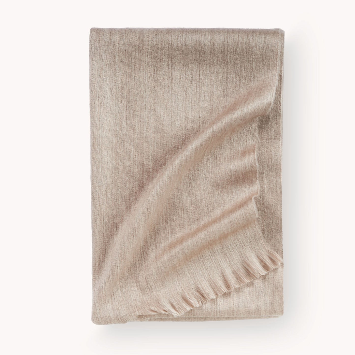 Heathered Bronze Alpaca Throw