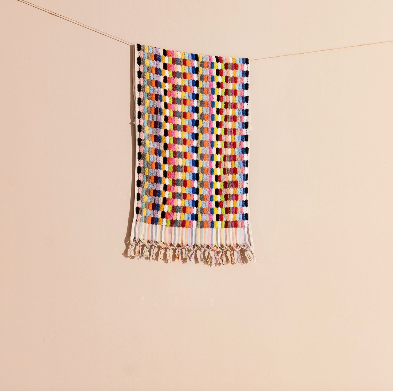 Pompom Lokum Hand-Loomed Turkish Hand Towels