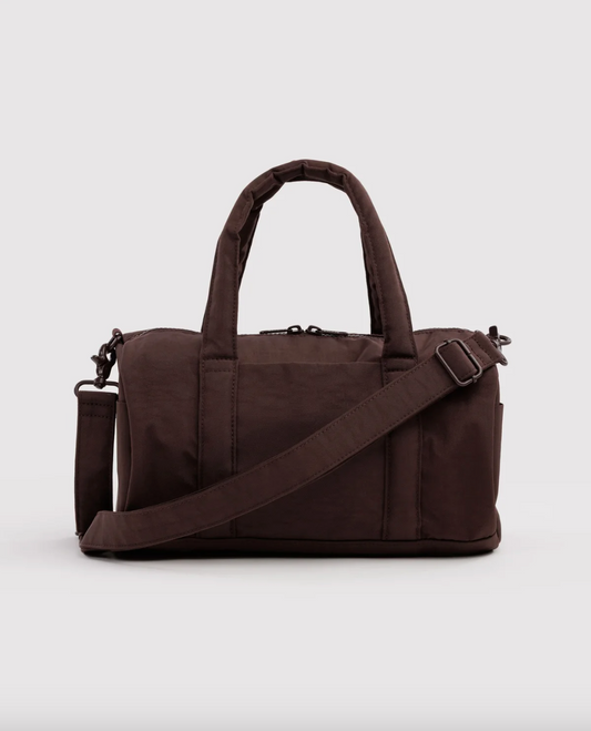 Coffee Nylon Duffle Bag