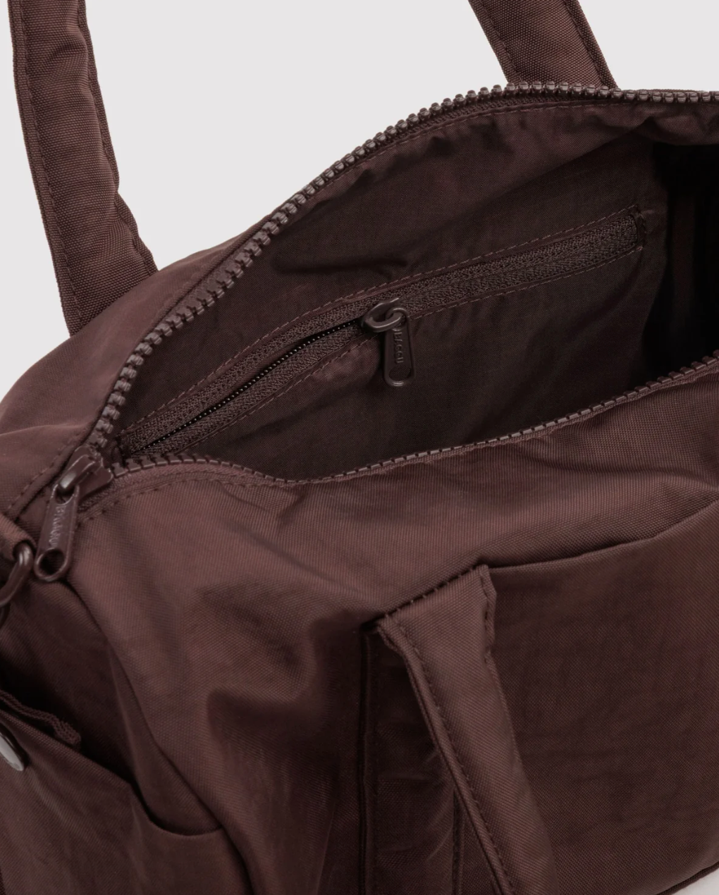 Coffee Nylon Duffle Bag