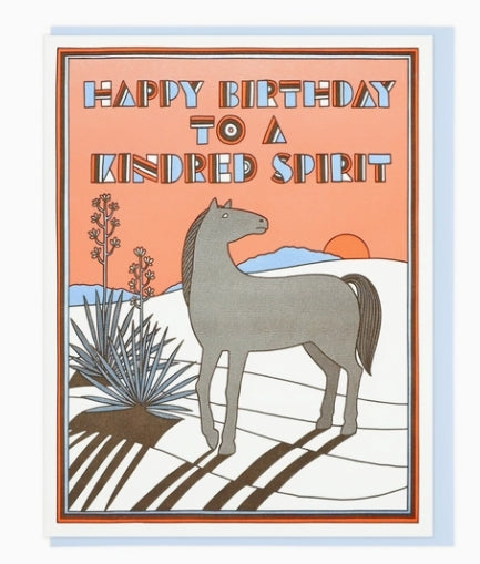 Happy Birthday to a Kindred Spirit Card