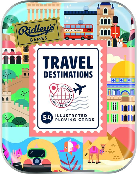 Travel Destinations Playing Cards