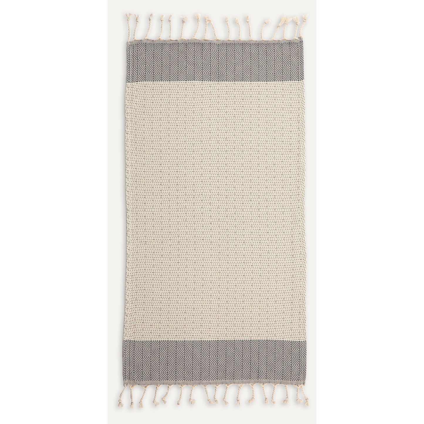 Slate Lined Diamond Turkish Hand Towel