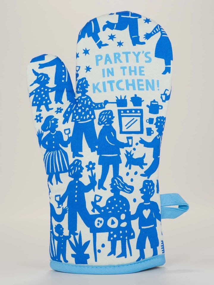 Party In The Kitchen Oven Mitt