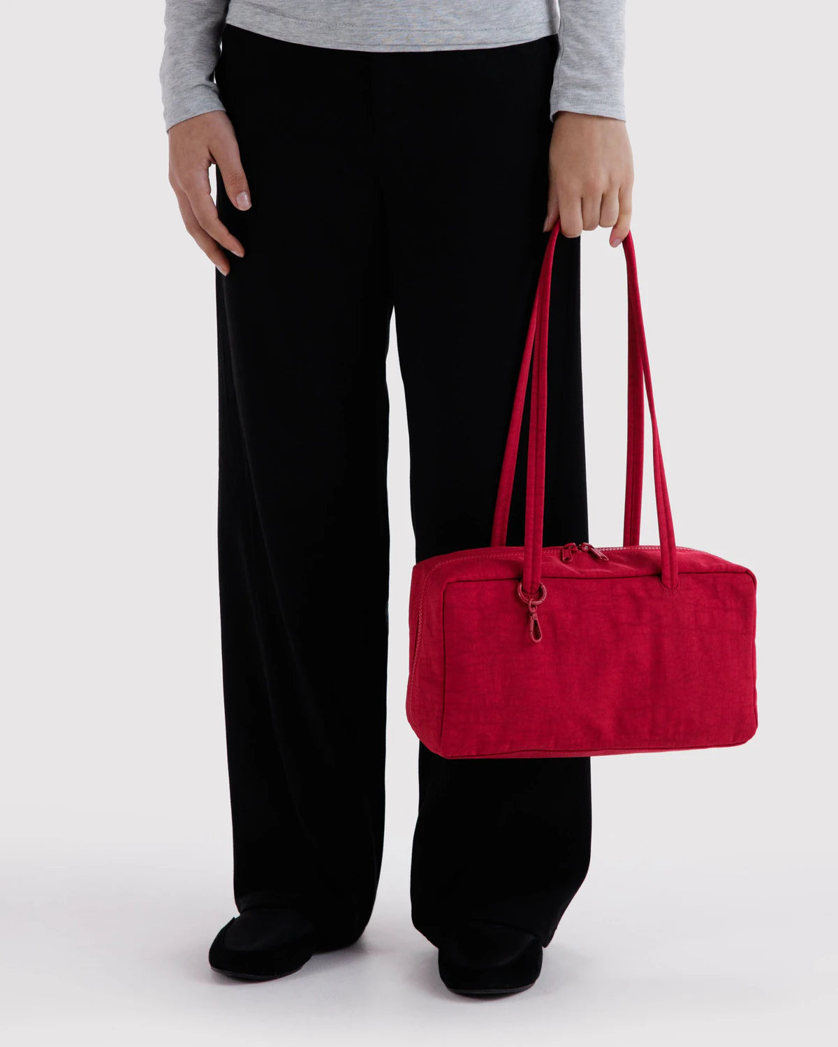Cherry Nylon Bowler Baggu