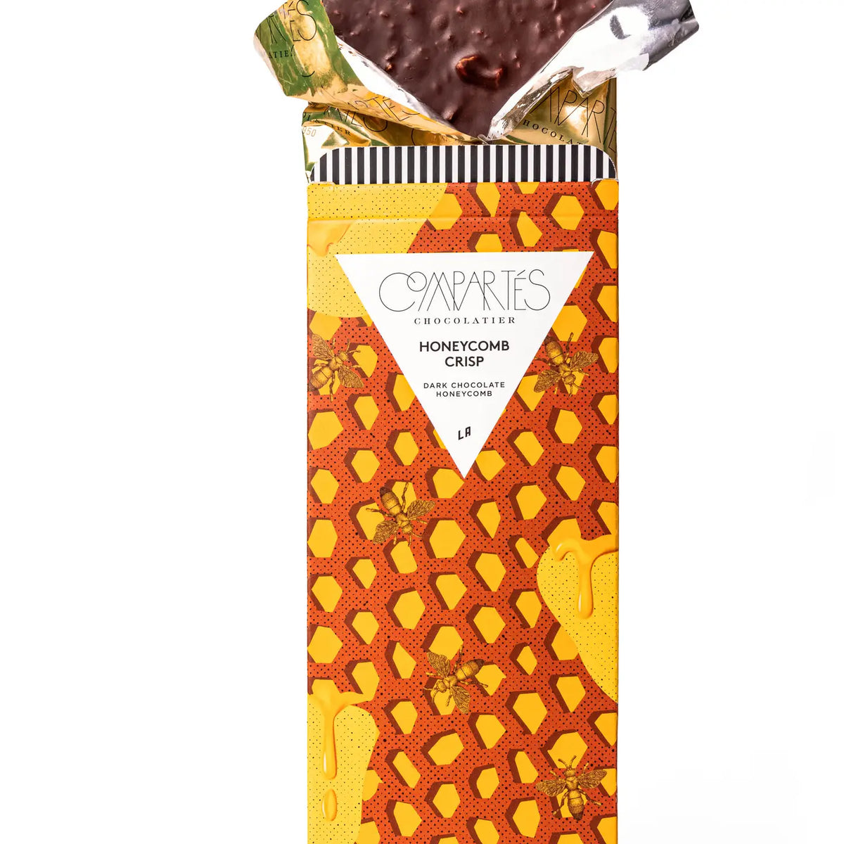 Honeycomb Crisp Gourmet Dark Chocolate Bar