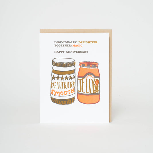 PB&J Anniversary Card - Ali's Wagon