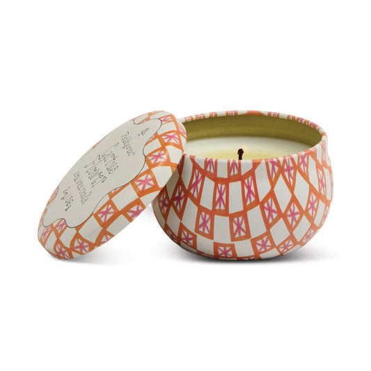 Cactus Flower Tulip Candle Tin - Ali's Wagon