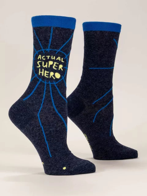 Actual Superhero Crew Socks