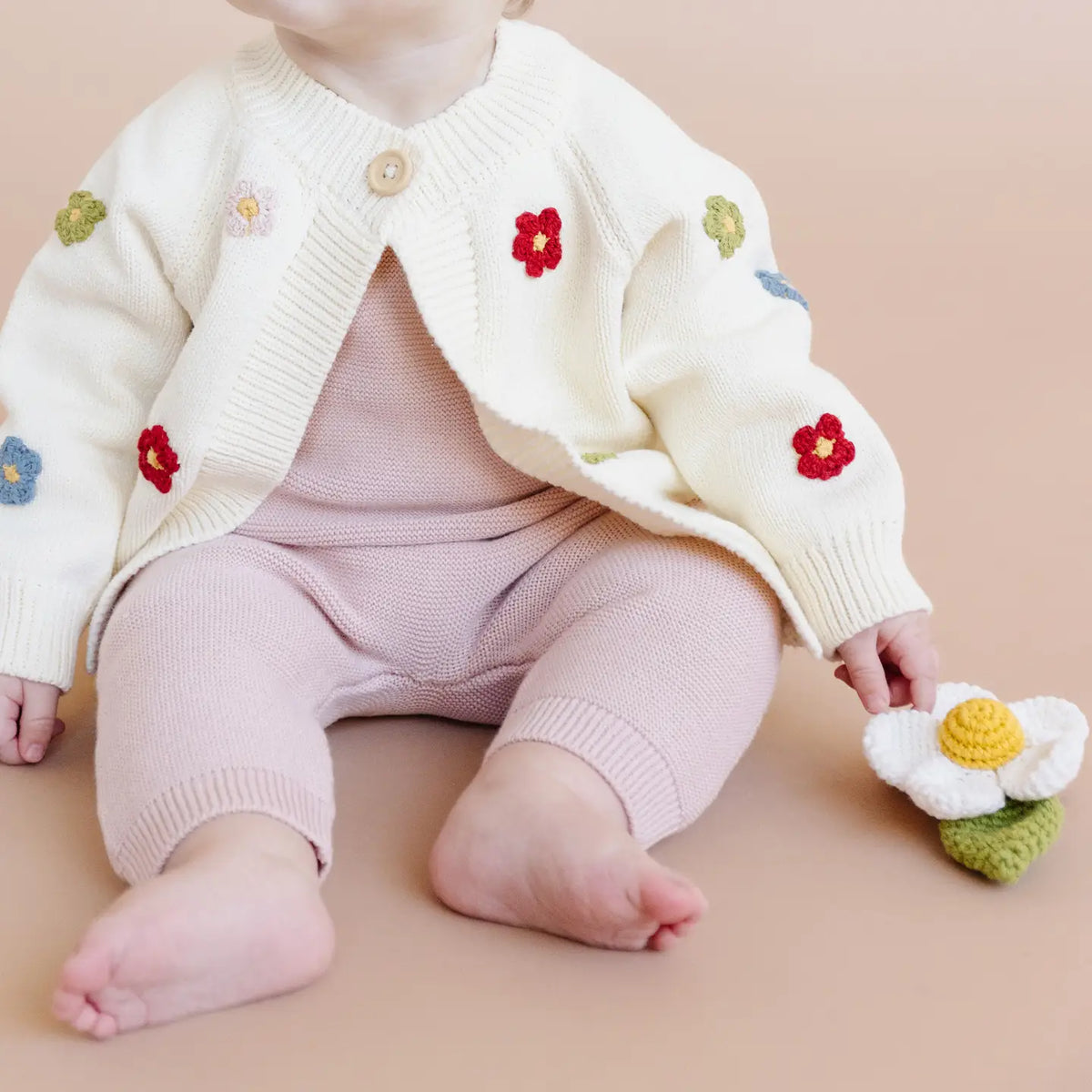 Flower Baby Cardigan