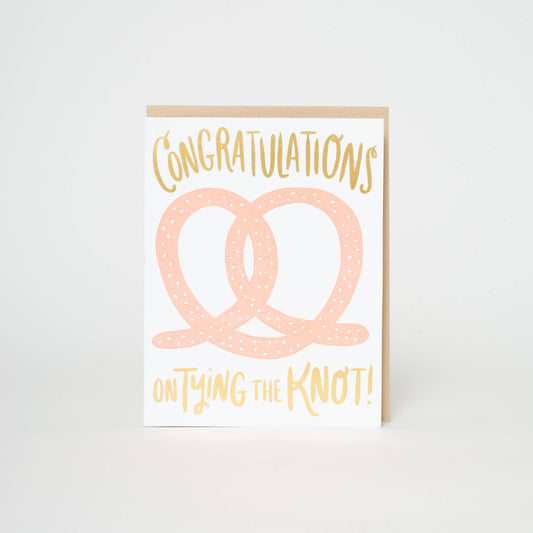 Wedding Pretzel Greeting Card