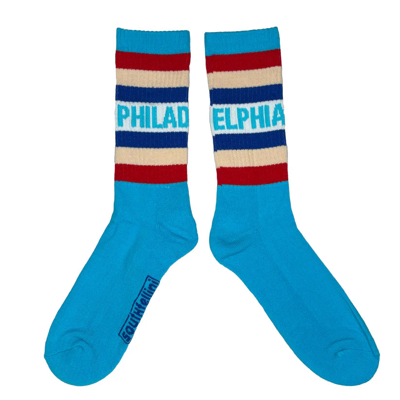 Philadelphia Sunrise Socks - Air Mail