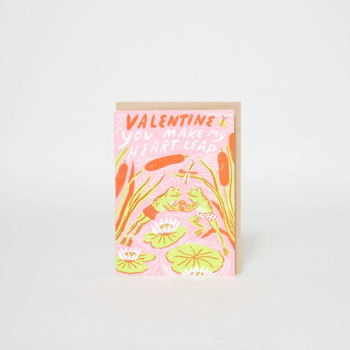 Frog Valentine Card