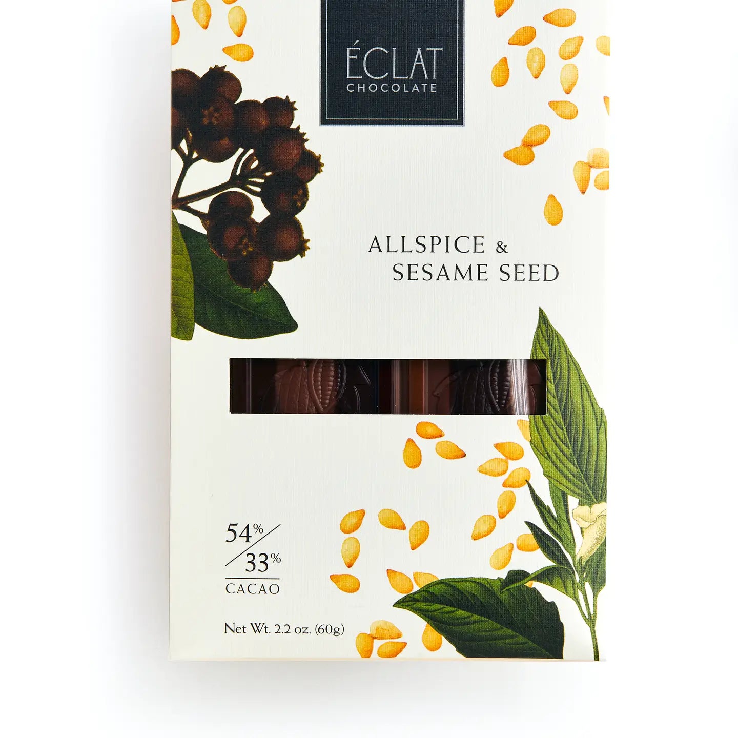 Allspice & Sesame Seed Chocolate Bar
