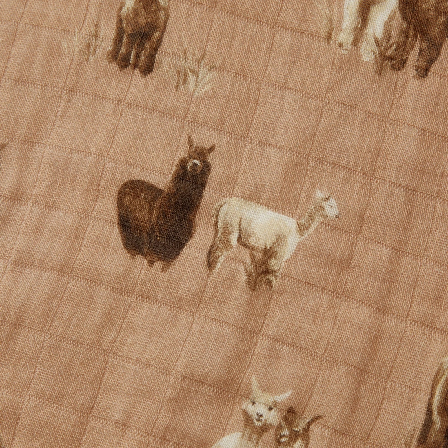 Alpaca Organic Cotton Burp Cloth Set