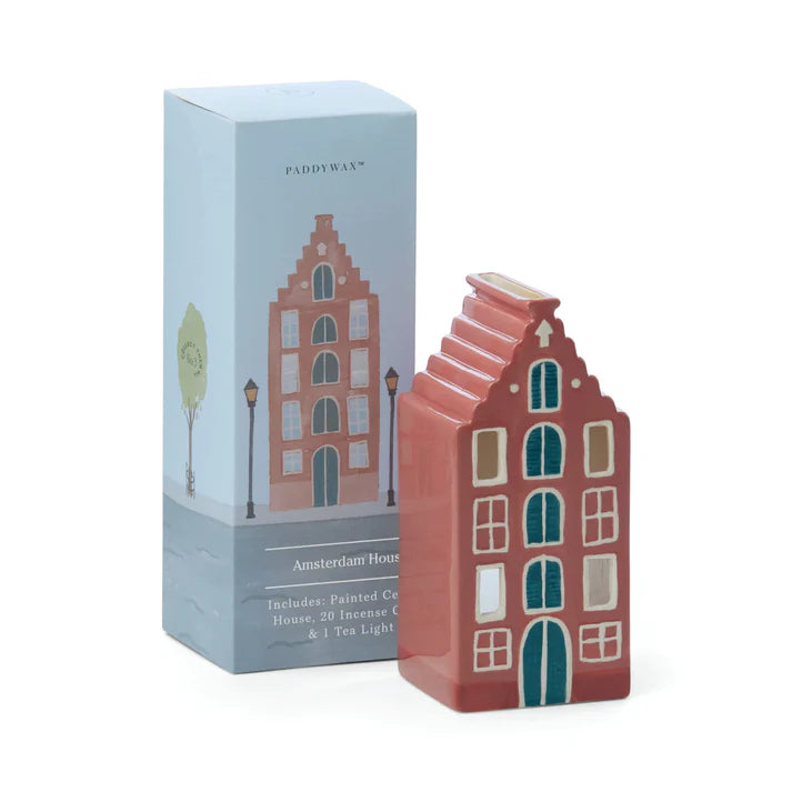 Amsterdam House Incense & Tea Light Holder - Ali's Wagon